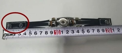Orangutan Wildlife Brown Leather Bracelet And Velvet Gift Bag - Picture 3 of 4