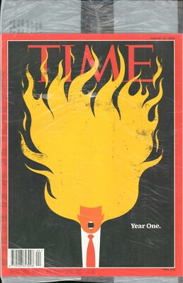 Time Magazine Trump Year One Edel Rodriguez No Label NEW 2018 SEALED