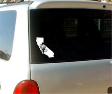 Any State - Disc Golf Basket Sticker Vinyl Decal Silhouette - Car Window Innova