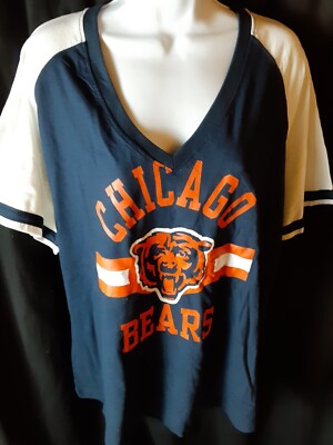 Chicago Bears Women's NFL Team Apparel Plus Size Shirt 1X