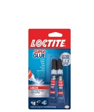 Super Glue 0.07 Oz. Liquid Clear 2 Pack Tubes Each 