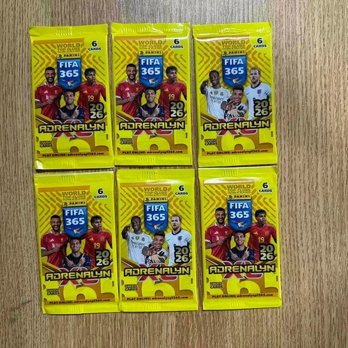 Panini FIFA World Cup 2026 365 Adrenalyn XL CardsTrading Collection 6 Cards Pack - Picture 4 of 6