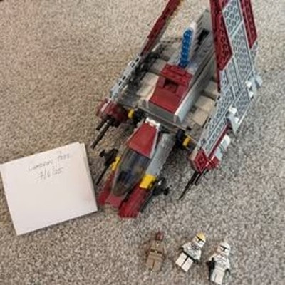 LEGO  Star Wars  Republic Attack Shuttle 8-14 | #8019 | 636 pieces