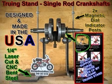 Tool - Motorcycle Dirtbike Scooter Moped Crank Crankshaft Truing Stand