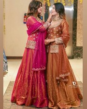 Bridal lehenga choli indian/Pakistani readymade lehnga choli designer ethnic new