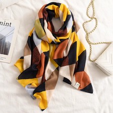 New Design Brand Winter Women Scarf Fashion Plaid Print Cotton Hijabs Scarves Fo