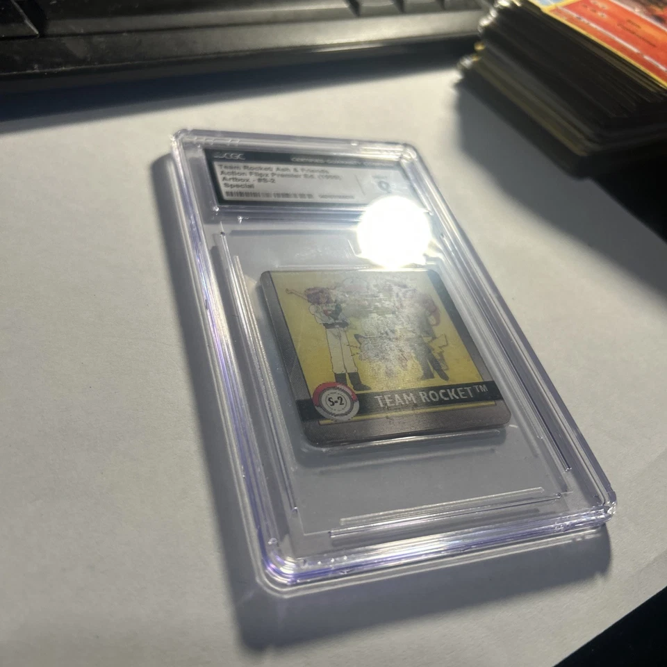 1999 Pokemon Team Rocket/Ash & Friends Action Flipz S-2 Graded CGC 9 - Image 4 of 4