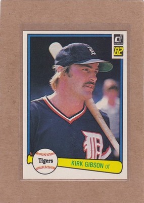 1982 DONRUSS BASEBALL KIRK GIBSON #407 TIGERS NMMT OR BETTER *E6322