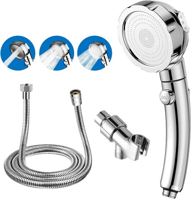 #ad High Pressure Handheld Shower Head with ON OFF Pause Switch 3 Spray Modes Wat... $14.89