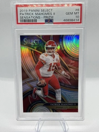 2019 Panini Select Sensations Patrick Mahomes II #6 PSA 10 Gem Mint