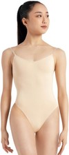 Capezio Women's Camisole Leotard With Adjustable Straps Medium, Nude