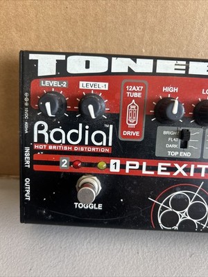 RADIAL TONEBONE PLEXITUBE DISTORTION PEDAL UNTESTED Sold Asis No