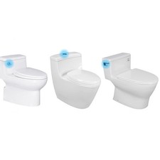 Push Button Toilet Flush Kit Front/Side/Top Mount Water Tank Trip Lever Handle