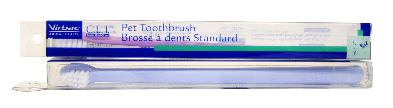 C.E.T. Pet Toothbrush - Single, Assorted Colors