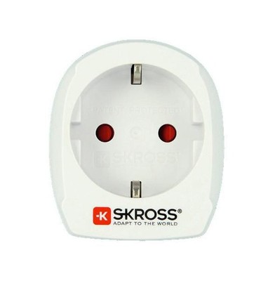 SKROSS 877711 Power Plug Adapter Type B  Universal White ~E~