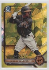 2022 Bowman Chrome Draft Sapphire Edition Yellow 60/99 Ryan Reckley 17hf