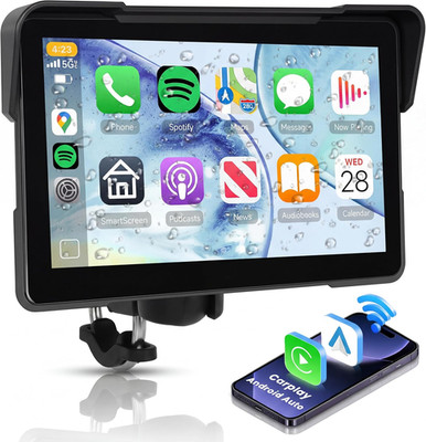7 Inch Motorcycle Carplay GPS Navigation System, Android Auto Portable Carplay S