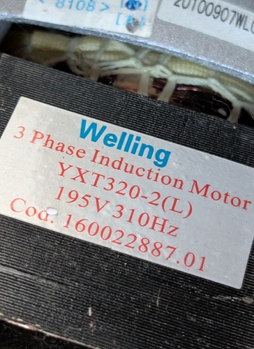 Motor YXT320-2(L) Welling Hotpoint Waschmaschine Motor Welling 160022887.01