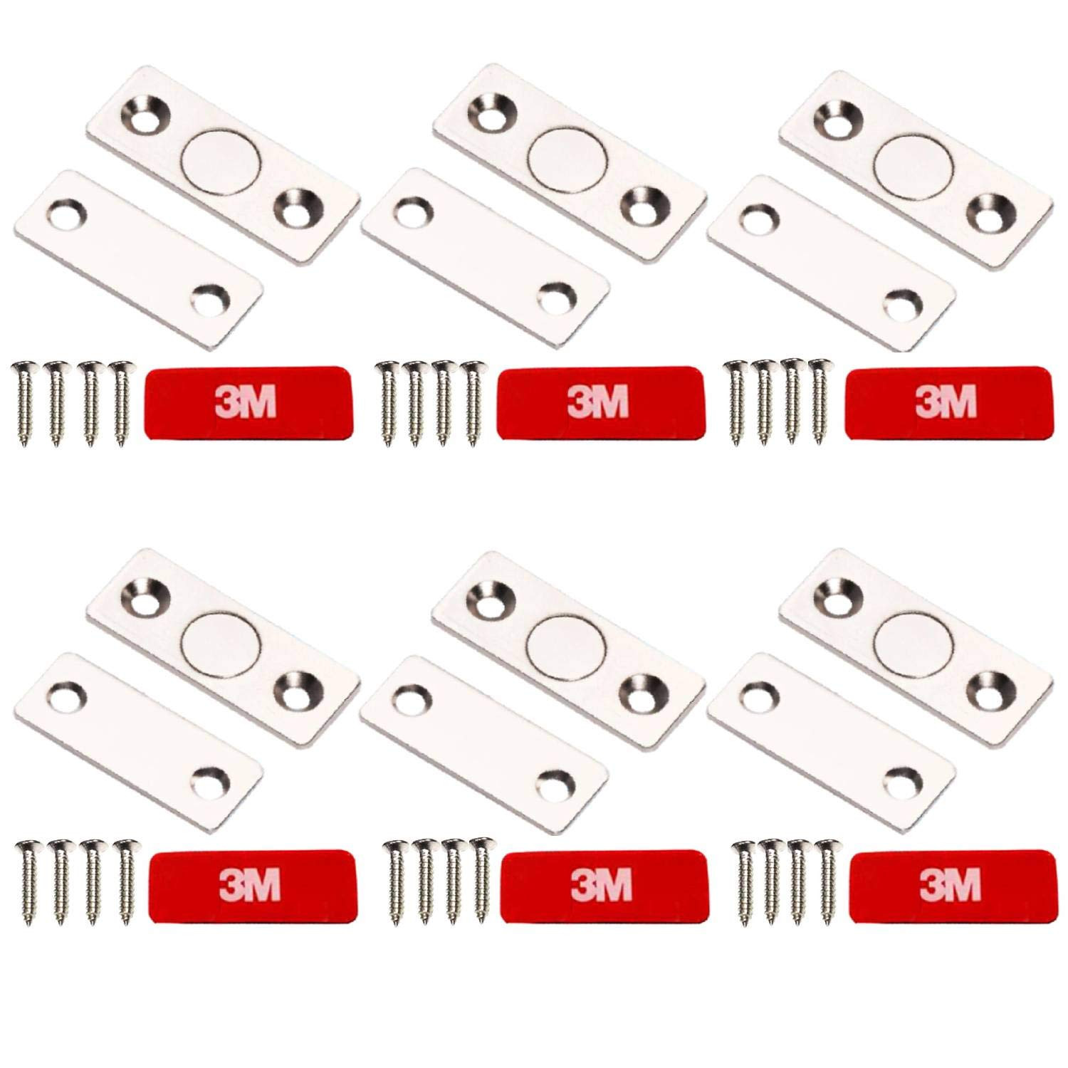 Cabinet Door Magnets Latch Ultra Thin Magnets Door Catch Stainless Steel Cabi...