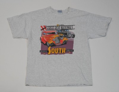 Vintage NSRA Street Rod Shirt Size Large 90s Hot Rod Knoxville Tennessee 25th