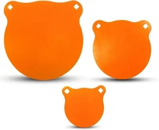 AR500 Steel Shooting Targets Combo Metal Gong Silhouette Targets for Shooting