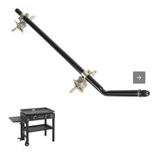 28 Inch Griddle Burner Control Valve with Gas Rail for Blackstone Flat Top