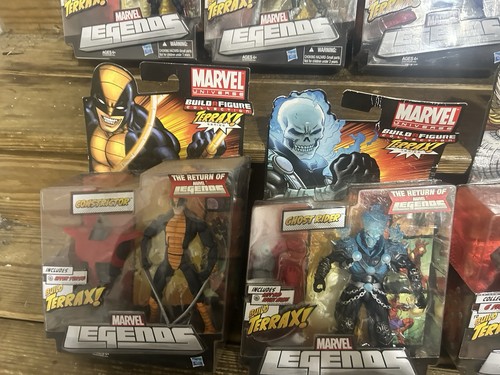 Total Riders 🔥Marvel Legends Terrax BAF Wave 8 Total Figures ; Ghost Rider; BRAND ...