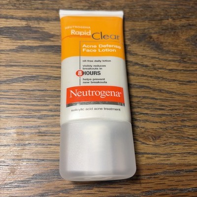 Neutrogena Rapid Clear Acne Defense Face Lotion 1.7fl Brand New No Box READ