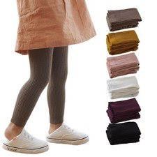 6 Pack Baby Cable Knit Ankle Leggings Pants Footless Winter Tight Stockings f...