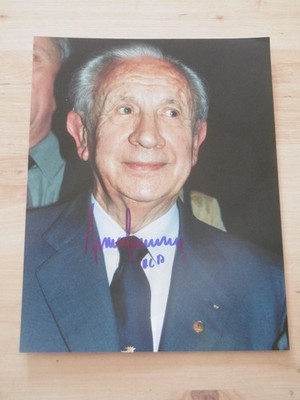 Jose Antonio Samaranch ''IOC Präsident - Oylmpia'' Autogramm signed 20x26 cm Bild