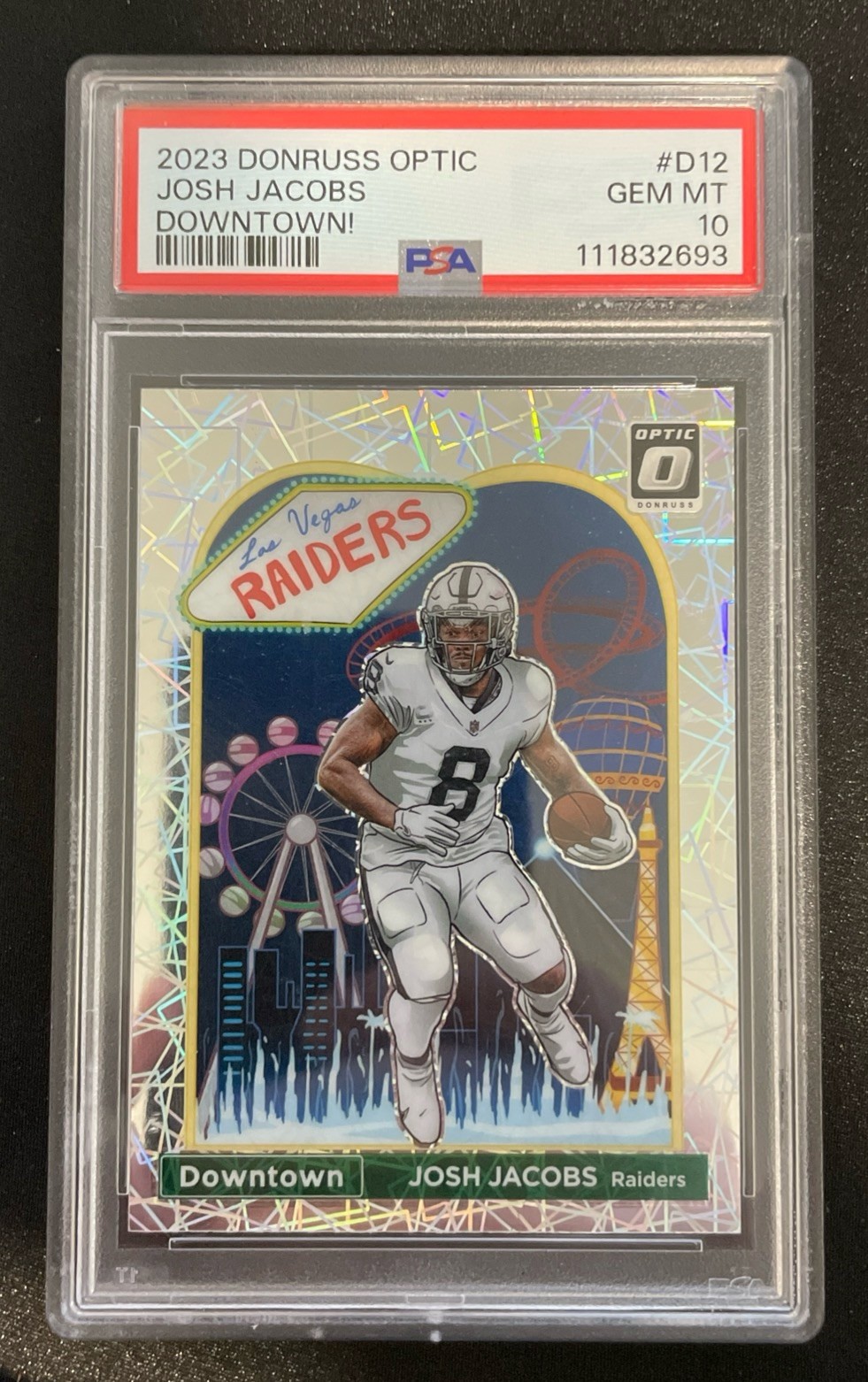 2023 Panini Donruss Optic - Downtown Josh Jacobs #D-12