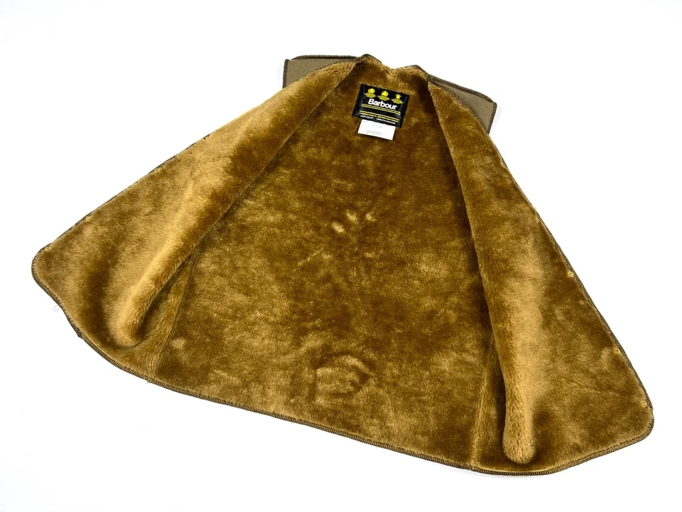 Vintage Barbour A297 Pile Lining Faux Fur Acrylic C38 Liner Gilet for Wax Jacket - Image 3 of 4