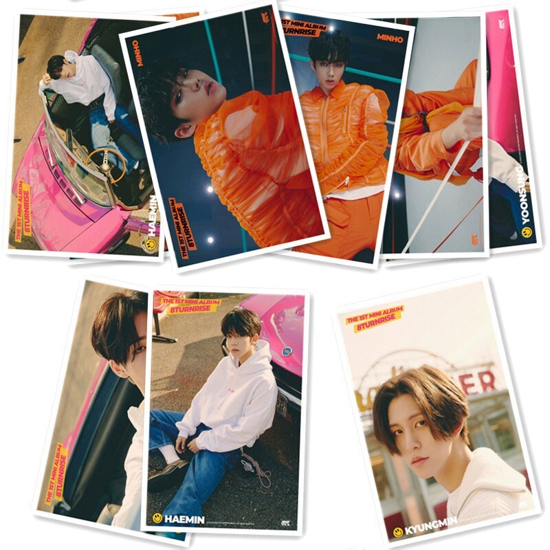 KPOP 8TURN 1st mini Album 8TURNRISE LOMO Photocard 40pc Polaroid