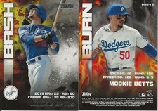 2020 Topps Stadium Club MOOKIE BETTS Bash and Burn Insert Dodgers #BAB-15