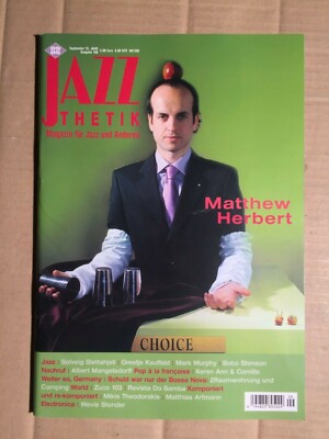 JAZZ THETIK - 9/05 - MATTHEW HERBERT / SOLVEIG SLETTAHJELL / MARK MURPHY  (DZ76)