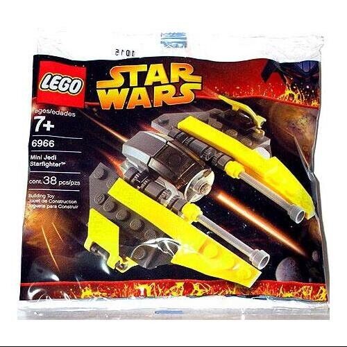 LEGO 6966 Star Wars Mini Jedi Starfighter New in Polybag Package Free Shipping