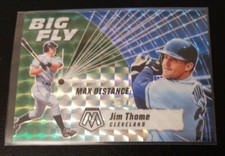 2021 Panini Mosaic Jim Thome Big Fly Insert Green Mosaic Prizm Parallel #BF9