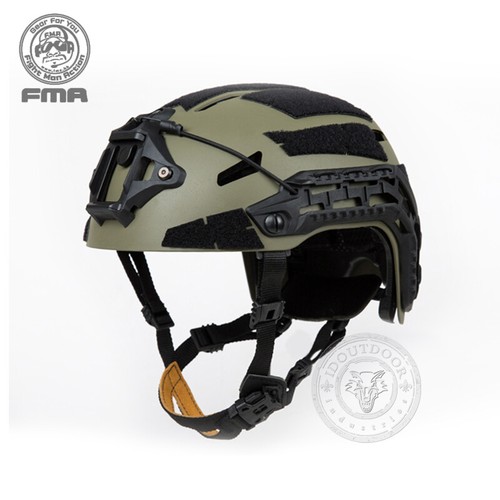 FMA Airsoft Caiman Helm mit NVG Ummantelung Schiene Space Paintball Militär Jagd - Bild 19 von 19