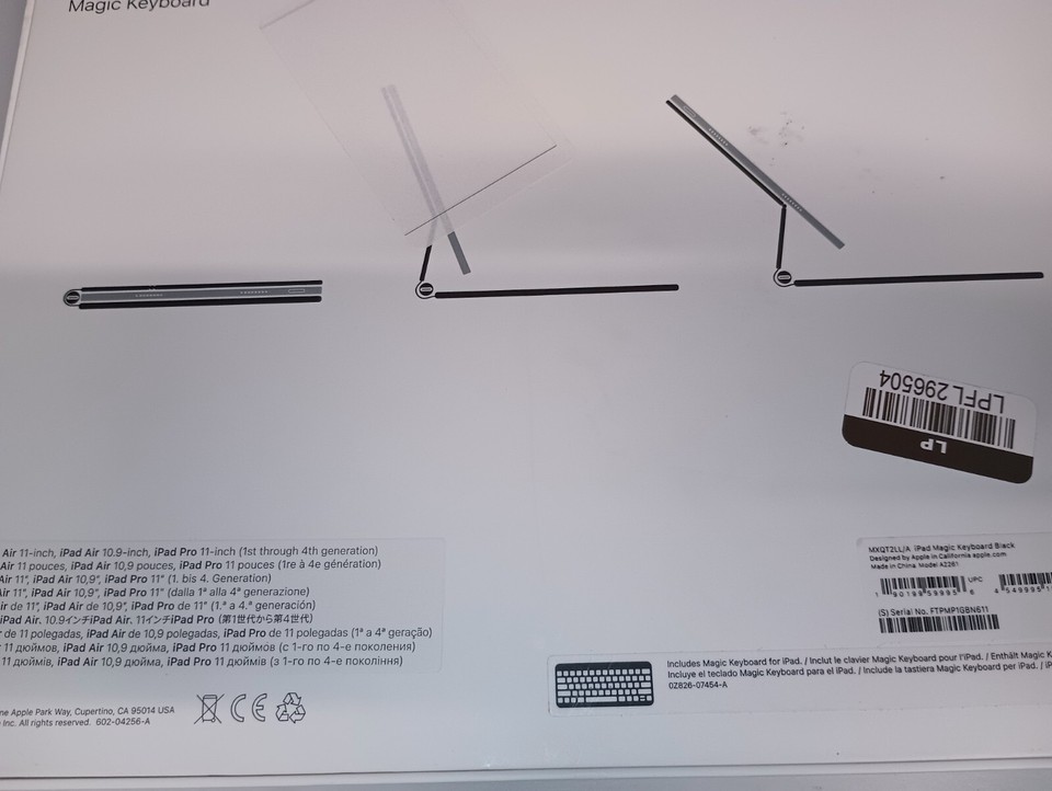 Apple Magic Keyboard (for 11Inch iPad Pro 1St or 2Nd Generation and