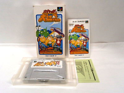 SNES -- Viking no Daimeiwaku / The Lost Vikings -- Boxed. Japan Game. 13643
