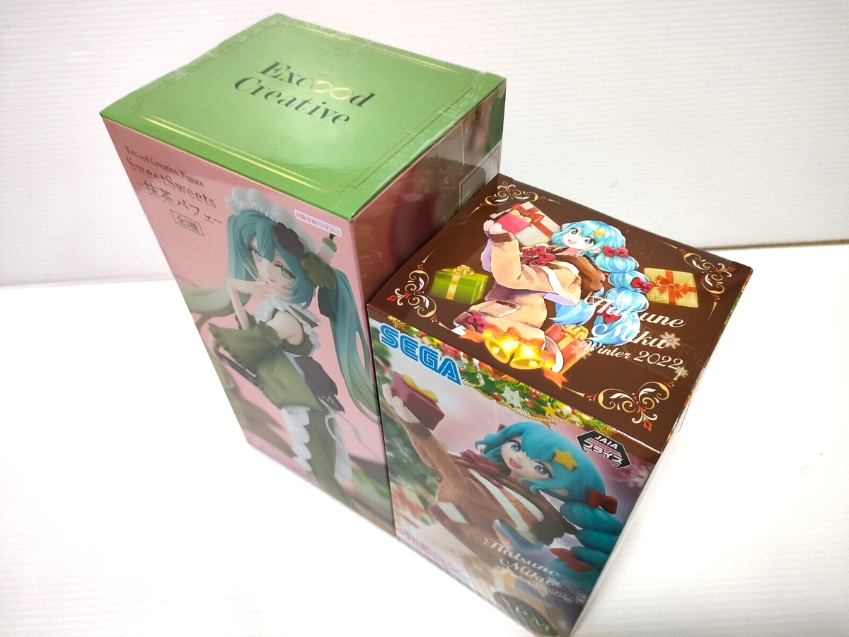 Hatsune Miku Matcha Green Tea Parfait & Winter 2022 Set of 2
