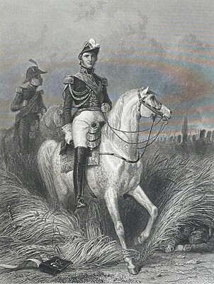 Marshal Davout (1770-1823) Duc D'La Coruña Prince D'Eckmühl Frankreich C 1836