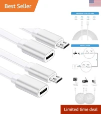 Micro USB Extension Cable - 10ft/3m - Compatible with Wireless Security Camera
