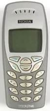 Nokia 1221 - Gray and Silver ( TracFone ) Rare Cellular Phone
