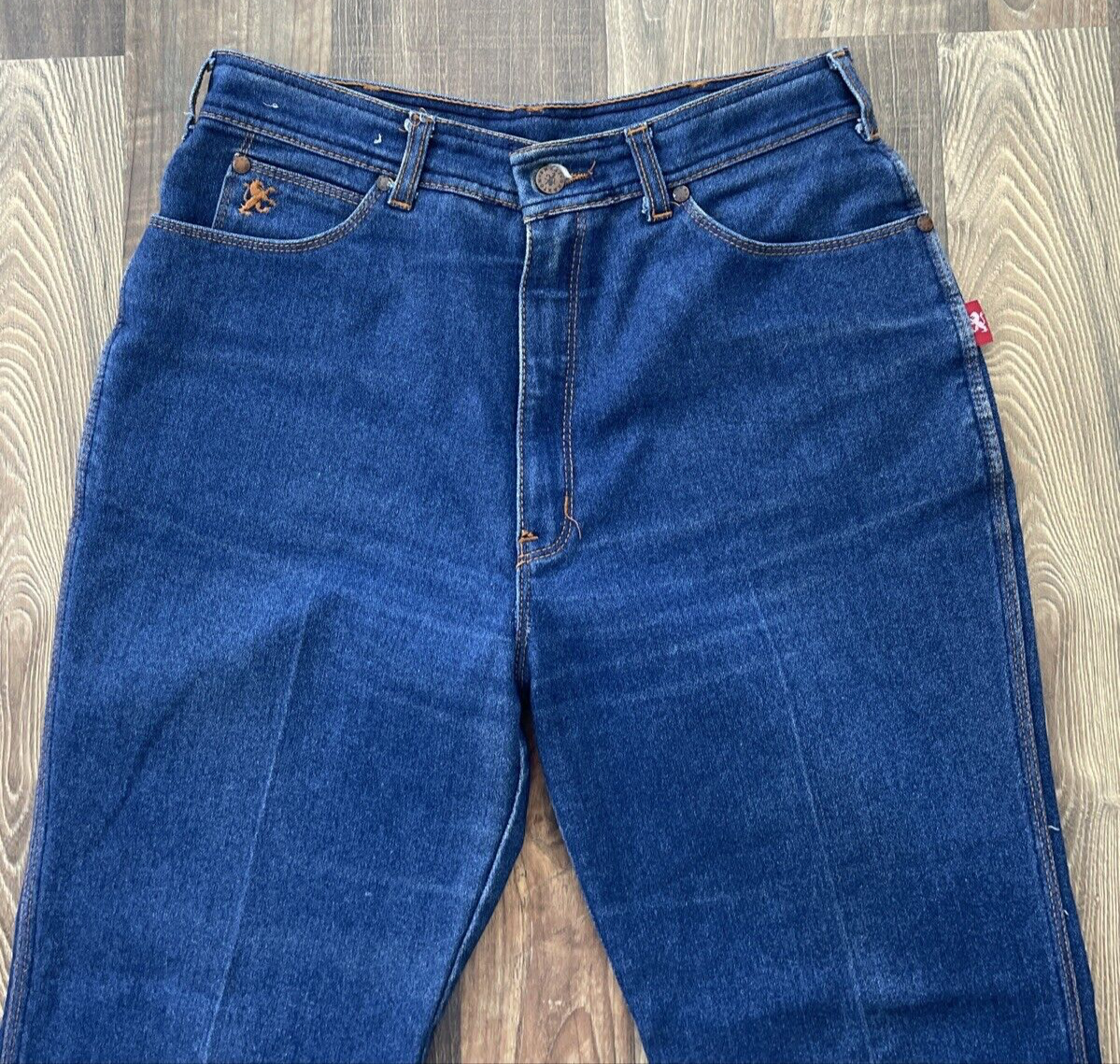 Jean Femme Braxton Stretch Délavé Foncé - Taille 5 (junior), Longueur 39 Pouces, Occasion Très Bon état