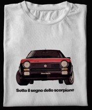 T-SHIRT MAGLIA AUTO FIAT RITMO ABARTH "sotto il segno dello scorpione" XS-XXXL