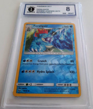 Feraligatr 2017 Pokemon Shining Legends 20/73 Reverse Holo P1S 8 NM-MT Graded