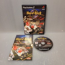 Hard Rock Casino (Sony PlayStation 2 PS2, 2006) ~Complete Black Label w/ Manual