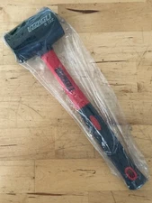 LOZAGU 8 Oz Rubber Mallet Hammer, Fiberglass Handle, Rubber Mallet for Flooring