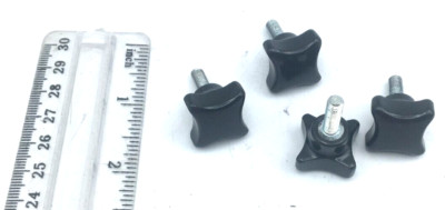 Allpoints Lot of 4 Knob, Clamping, Tom Slicer Li For Nemco Black 2241168 New